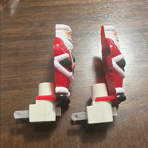 2004 GE Santa Claus Night Light Set of 2  CHRISTMAS DECOR - Picture 4 of 4